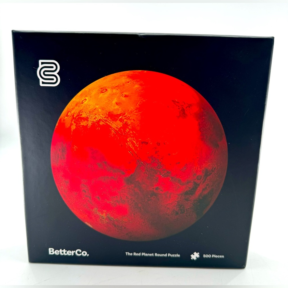 Red Planet Round Jigsaw Puzzle 500pc NEW Mars Planet Science Astrology Planets